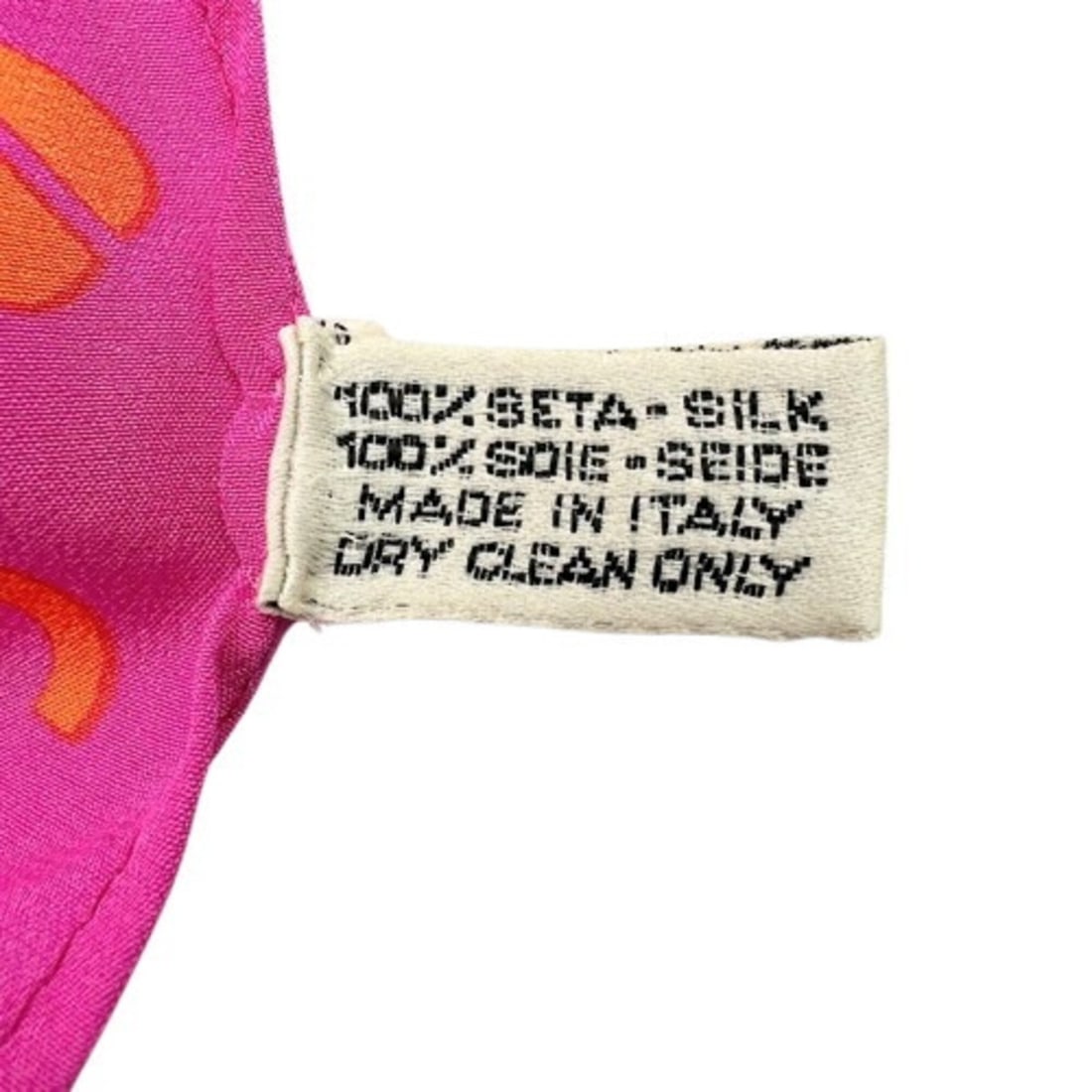 CHANEL Coco Mark Clover Scarf (Pink) - 5