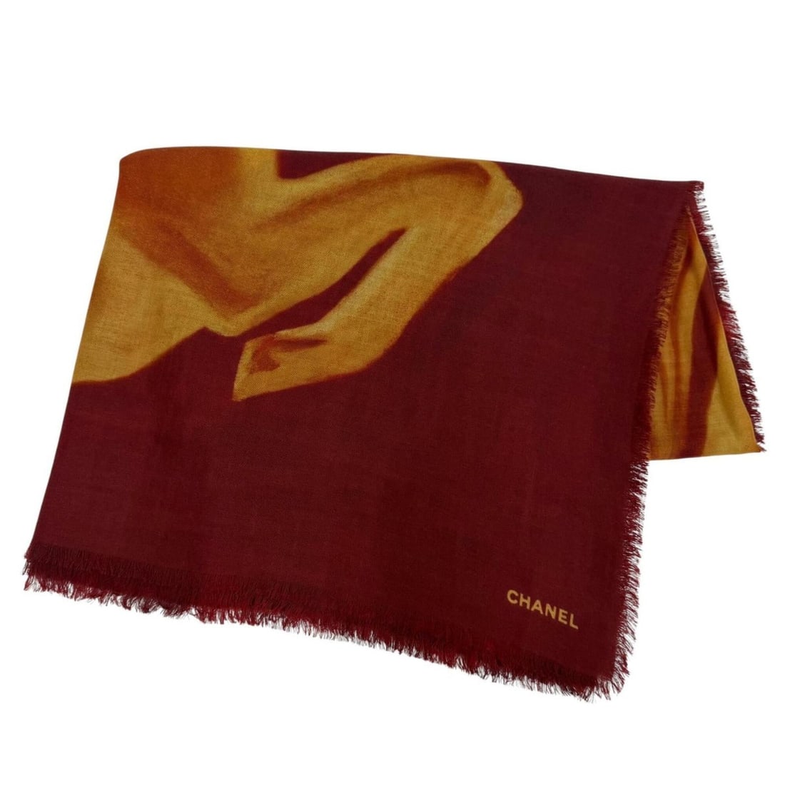CHANEL 26AW 100% Cashmere 136 x 184cm Logo & Horse Pattern Large Shawl Stole/Scarf/Muffler Bordeaux: --- Catalog ---Category: SizeSize (LxW): 1.36m x 1.84m / 53.54'' x 72.44''Category: DesignType: ShawlColor: BordeauxGender: WomenMaterial: Cashmere Category: GeneralBrand: ChanelCountry of Origin: Ita