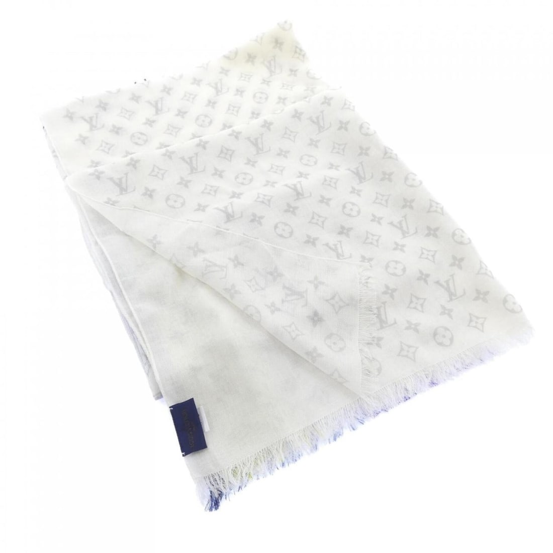 Louis Vuitton Etol LV Rainbow MP2316 Scarf/Stole: --- Catalog ---Category: SizeSize (LxW): 1.95m x 1.32m / 76.77'' x 51.96''Category: DesignType: StoleColor: Gray, Purple, WhiteGender: MenMaterial: Silk , Cashmere Category: GeneralMPN: MP2316Brand: L
