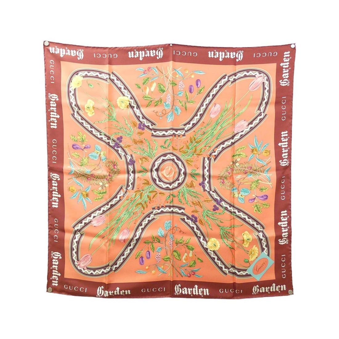 Gucci GUCCI GARDEN 507546 3G001 Scarf Muffler: --- Catalog ---Category: SizeSize (LxW): 90cm x 90cm / 35.43'' x 35.43''Category: DesignType: ScarfColor: BordeauxGender: WomenMaterial: Silk Category: GeneralMPN: 507546 3G001Brand: Gucci--- Item Lis