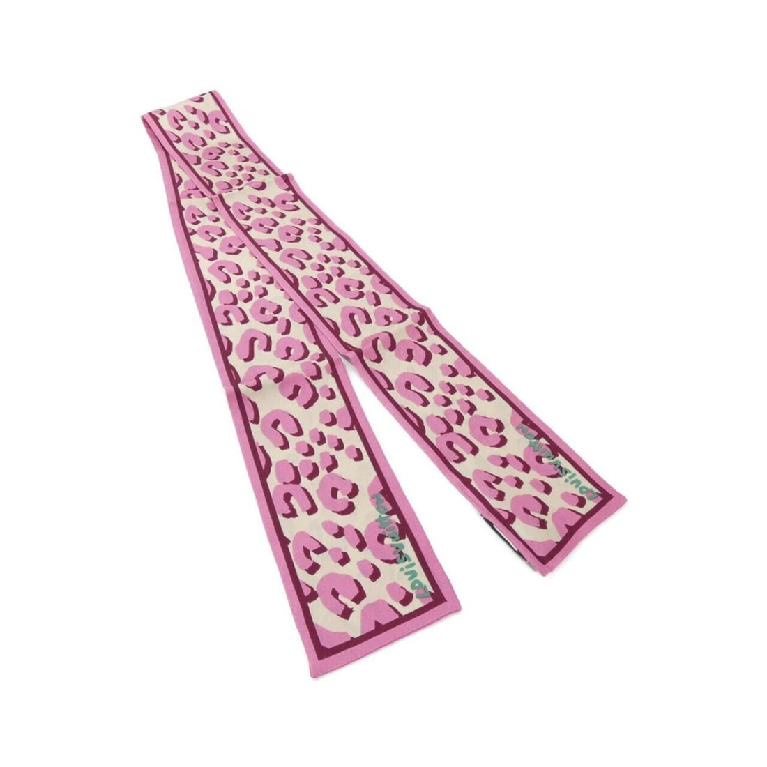 Louis Vuitton Bandeau Leopard M72867 Scarf/Muffler: --- Catalog ---Category: SizeSize (LxW): 1.2m x 8cm / 47.24'' x 3.14''Category: DesignType: ScarfGender: WomenMaterial: Silk Category: GeneralBrand: Louis VuittonModel: M72867--- Item List ---Section: