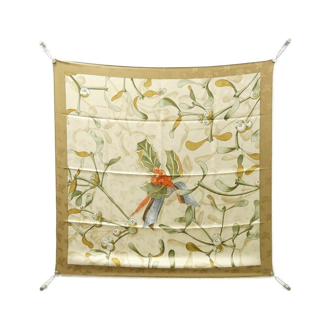 Hermes NEIGE D'ANTAN Carre Scarf Muffler: --- Catalog ---Category: SizeSize (LxW): 90cm x 90cm / 35.43'' x 35.43''Category: DesignType: ScarfColor: BeigeGender: WomenMaterial: Silk Category: GeneralBrand: Hermes--- Item List ---Section: Condi