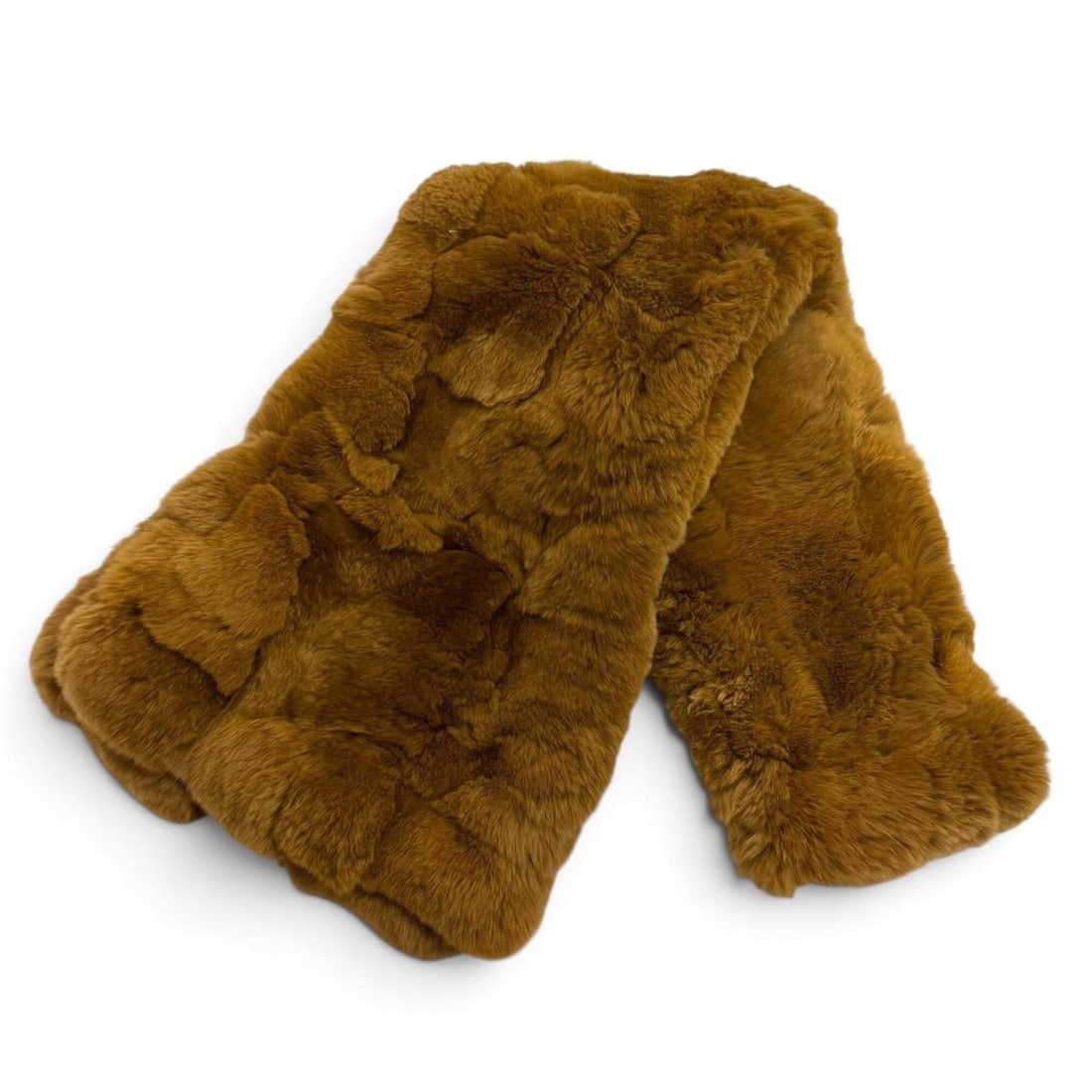CHANEL Vintage Rex Rabbit Fur Tippet/Scarf with 100% Silk Lining, Brown, Made in France, Women's: --- Catalog ---Category: SizeSize (LxW): 1.3m x 22.5cm / 51.18'' x 8.85''Category: DesignType: TippetColor: BrownGender: WomenMaterial: Silk Category: GeneralBrand: ChanelCountry of Origin: France--- 