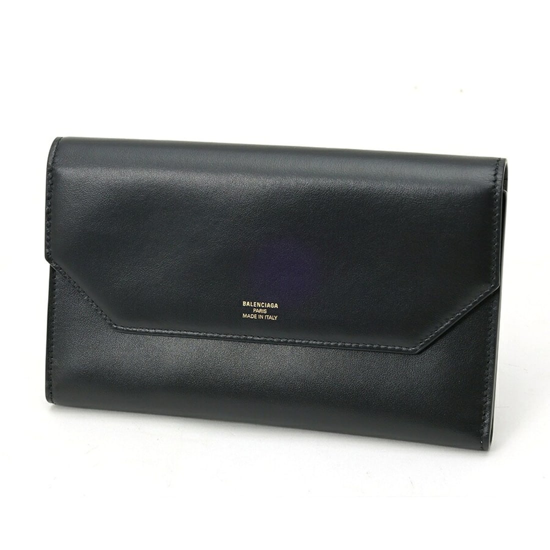 Balenciaga Envelope Long Wallet 743220 Leather Black Gray: --- Catalog ---Category: SizeSize (HxWxD): 12cm x 19.5cm x 2.5cm / 4.72'' x 7.67'' x 0.98''Category: DesignType: Long wallet (bi-fold)Color: Black, GrayGender: WomenMaterial: Leather Category: General