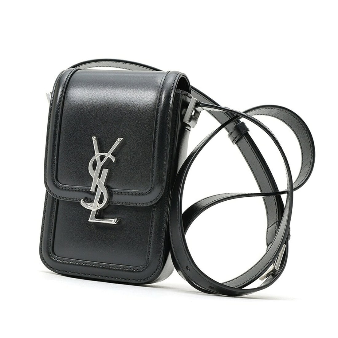 Saint Laurent Solferino Mini Bag Shoulder 753963 Leather Black: --- Catalog ---Category: SizeSize (HxWxD): 18cm x 11cm x 5cm / 7.08'' x 4.33'' x 1.96''Category: DesignType: Shoulder bagColor: BlackGender: WomenMaterial: Leather Category: GeneralBrand: Saint Lauren