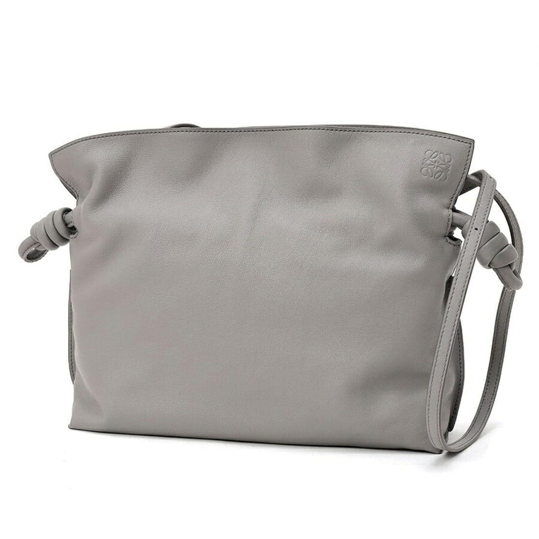 Loewe Flamenco Clutch Medium Shoulder Bag, Napa Calf Leather, Gray: --- Catalog ---Category: SizeSize (HxWxD): 24cm x 30cm x 9.5cm / 9.44'' x 11.81'' x 3.74''Category: DesignType: Shoulder bagColor: GrayGender: WomenMaterial: Leather Category: GeneralBrand: LoeweCount