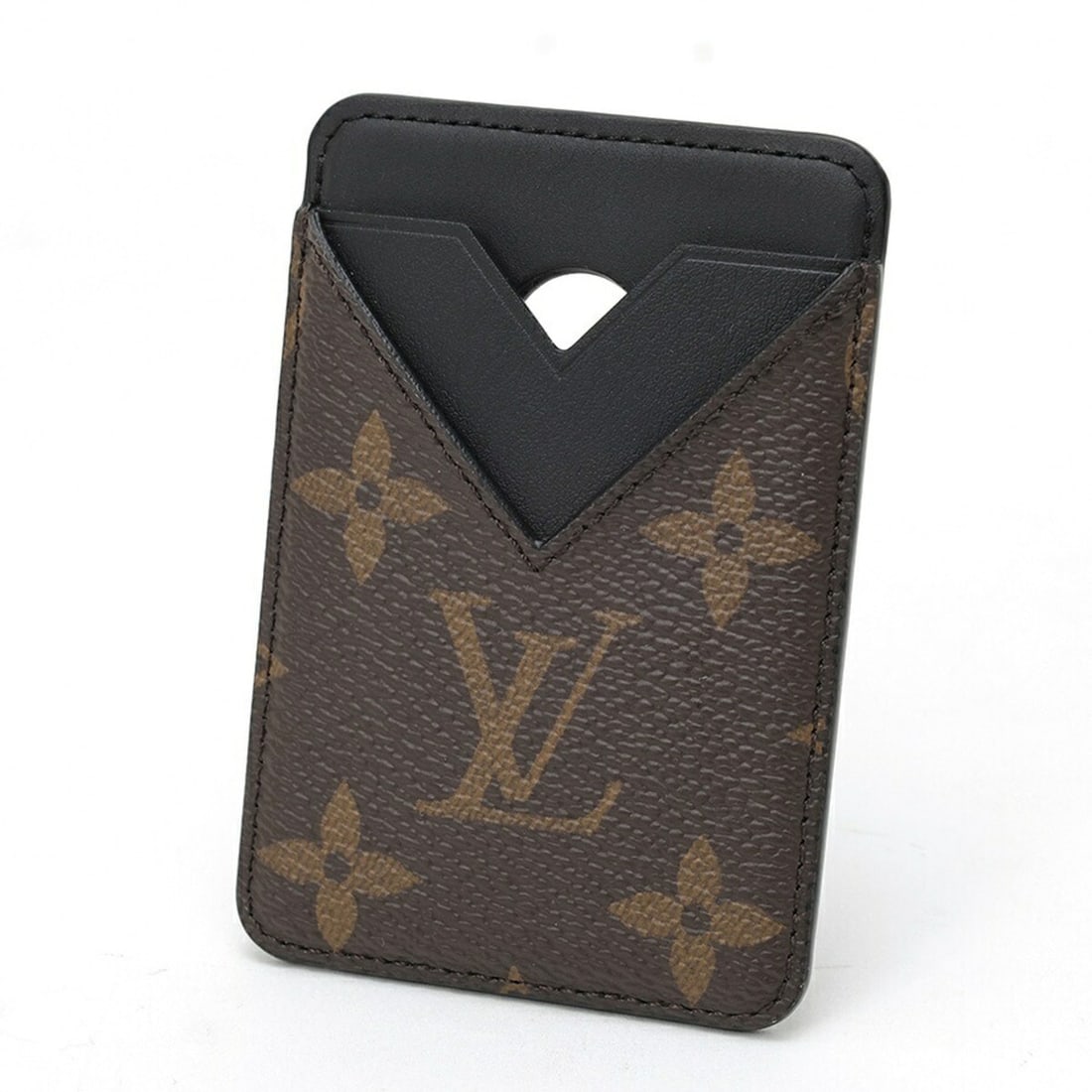 Louis Vuitton Porte Cartes Card Case M13185 Monogram Macassar Black: --- Catalog ---Category: DesignType: Card caseColor: BlackGender: Women,MenMaterial: Monogram , Canvas , Leather Category: GeneralBrand: Louis VuittonCountry of Origin: ItalyCategory: Physical Propert