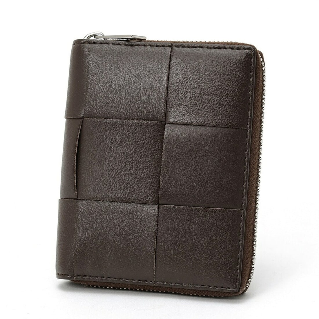 Bottega Veneta Cassette Zip Around Wallet 708614 Intrecciato Leather Dark Brown: --- Catalog ---Category: SizeSize (HxWxD): 12cm x 9.5cm x 2cm / 4.72'' x 3.74'' x 0.78''Category: DesignType: Wallet (bi-fold)Color: Dark brownGender: Women,MenMaterial: Intrecciato , Leather Category