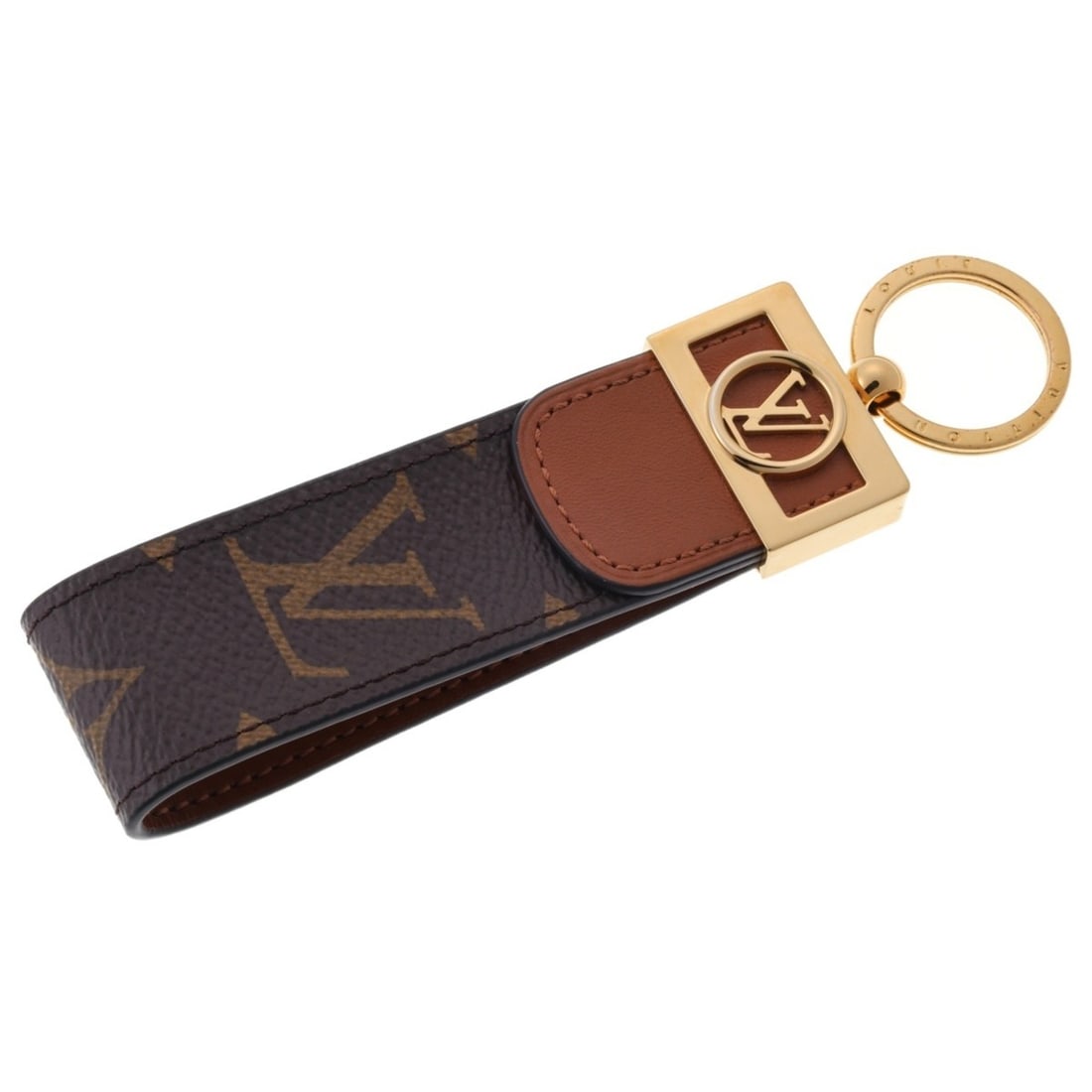 Louis Vuitton Porte Clés Dragonne Dauphine Keyring Keychain M69000 Monogram Reverse (1 of 11)