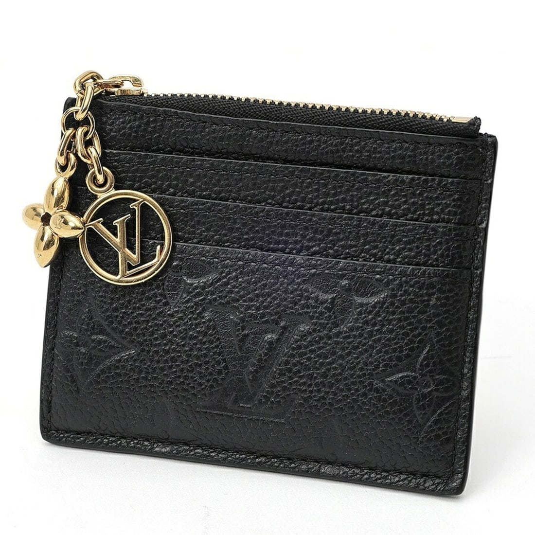 Louis Vuitton Porte Cartes Flora Coin Card Case M82639 Monogram Empreinte Leather Black: --- Catalog ---Category: SizeSize (HxWxD): 8cm x 10cm / 3.14'' x 3.93''Category: DesignType: Coin purse/coin caseColor: BlackGender: Women,MenMaterial: Monogram Empreinte , Leather Category: GeneralBr