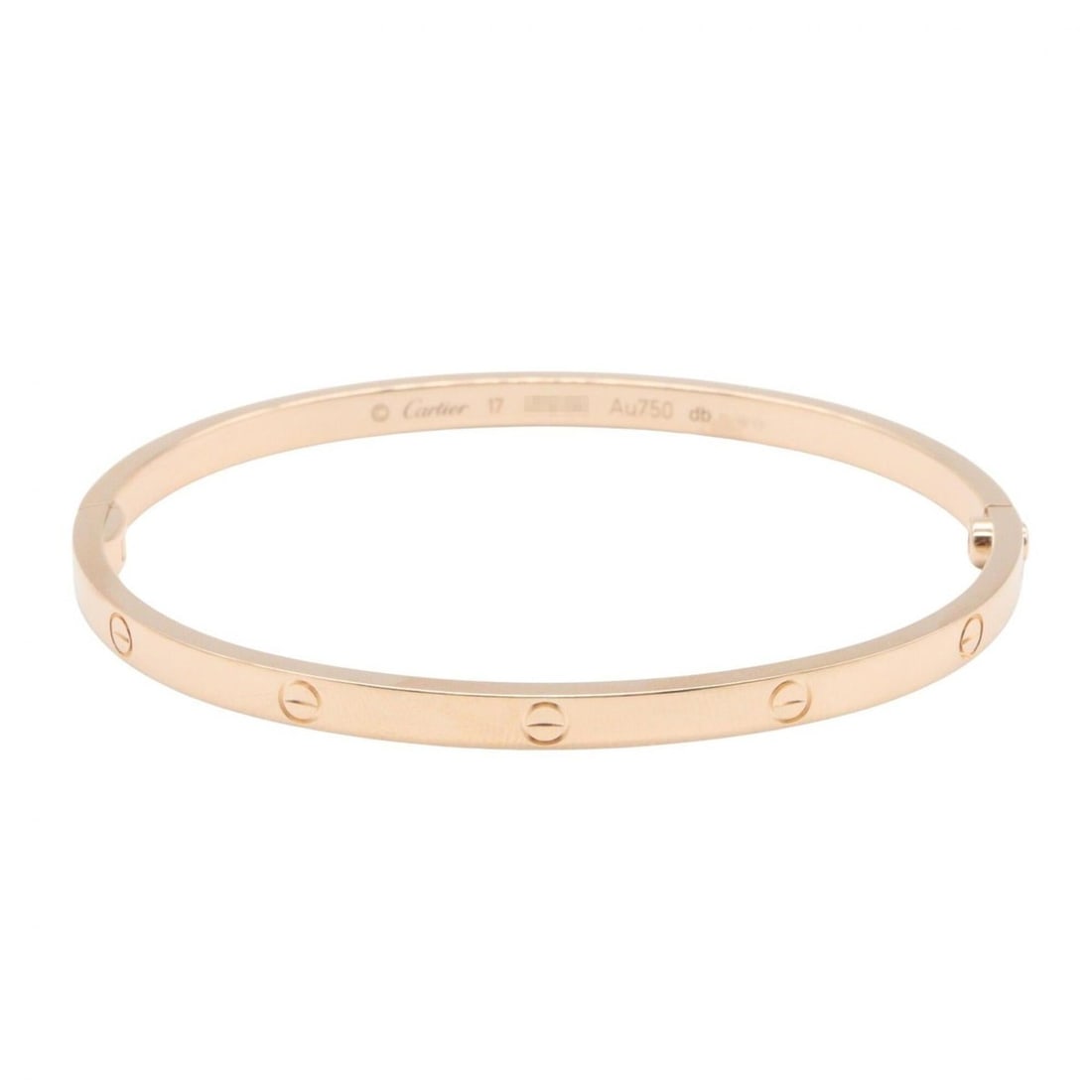 Cartier Love Bracelet SM Accessory 18KPG (Pink Gold) Women's Gold Tone B6079017: --- Catalog ---Category: SizeLength: 16cm / 6.29''Category: DesignType: Charm braceletColor: Pink goldGender: WomenMaterial: Pink gold (18K)Category: GeneralMPN: B6079017Brand: Cartier--- Item List --