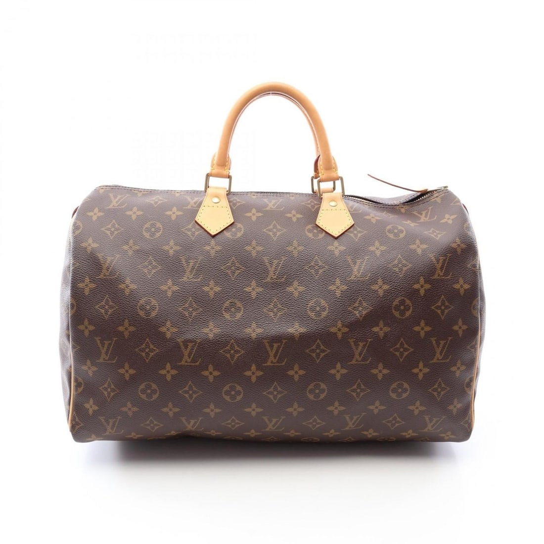 Louis Vuitton Speedy 40 Handbag, Coated Canvas and Leather, Monogram Pattern, Women's, Brown, M41522: --- Catalog ---Category: SizeSize (HxWxD): 25cm x 40cm x 19cm / 9.84'' x 15.74'' x 7.48''Category: DesignType: HandbagColor: BrownGender: WomenMaterial: Coated canvas , Monogram , Leather Category: Ge