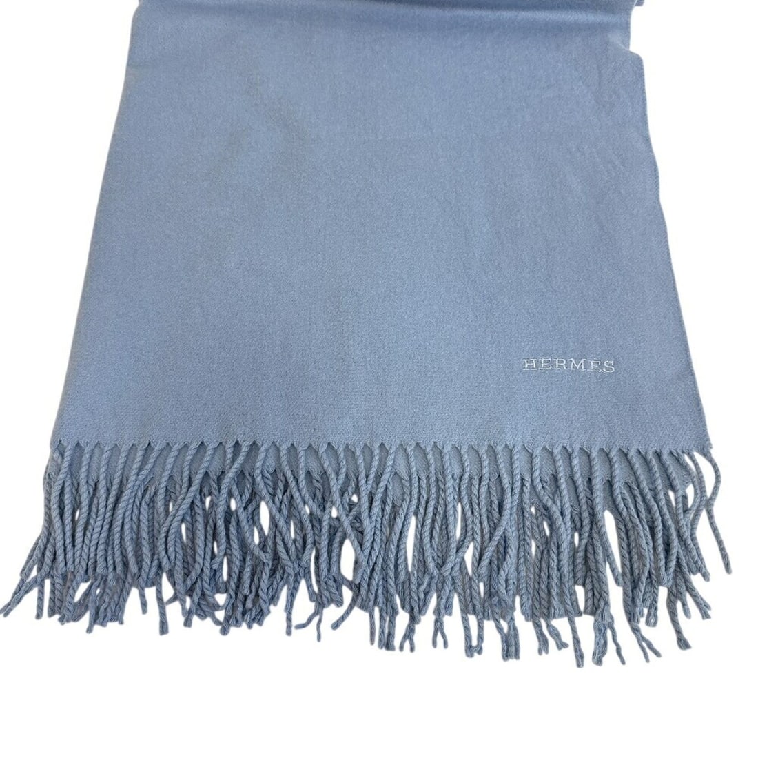 HERMES scarf, blue - 2