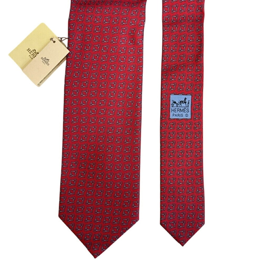 HERMES tie, red - 2