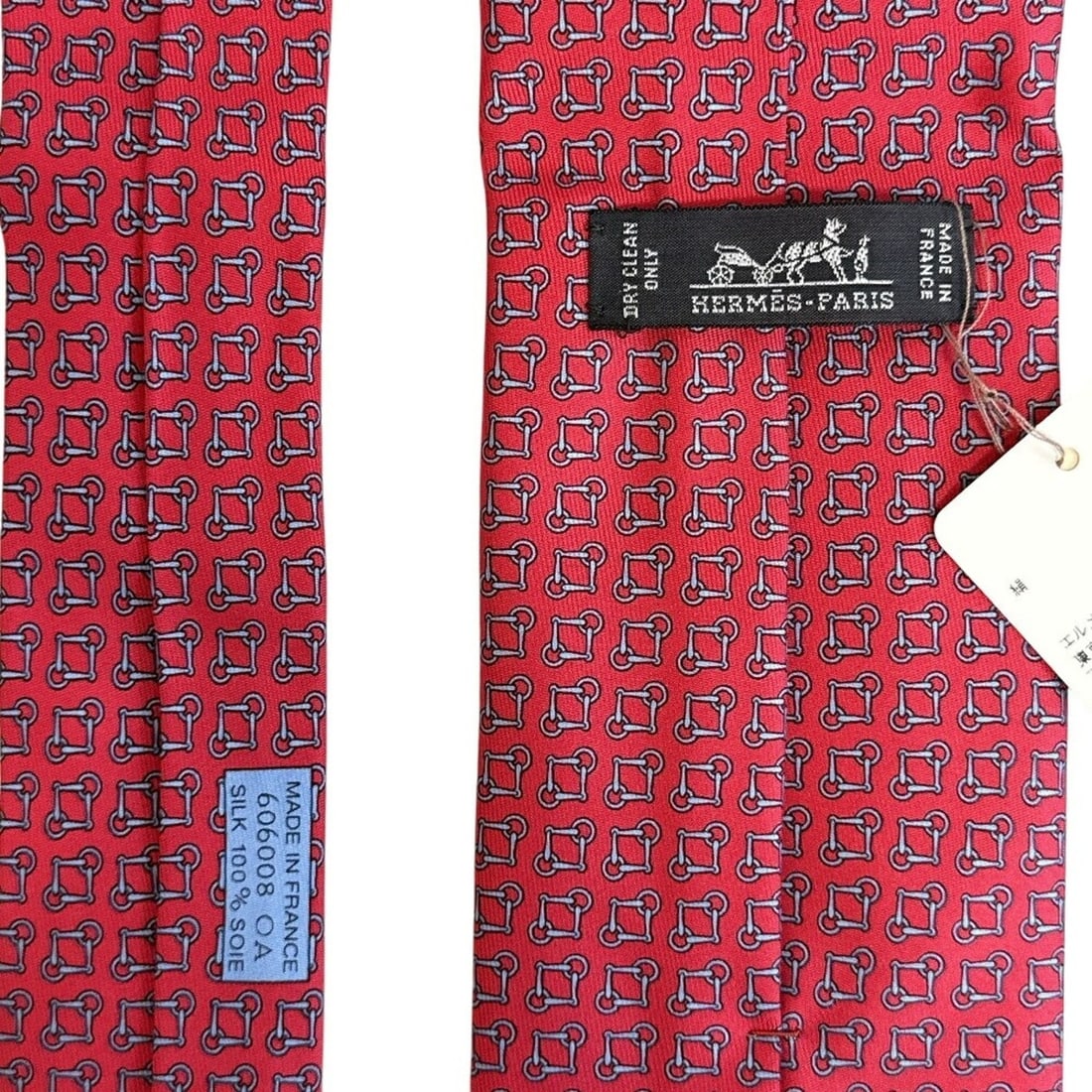 HERMES tie, red - 6