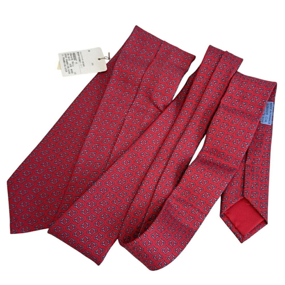 HERMES tie, red - 8