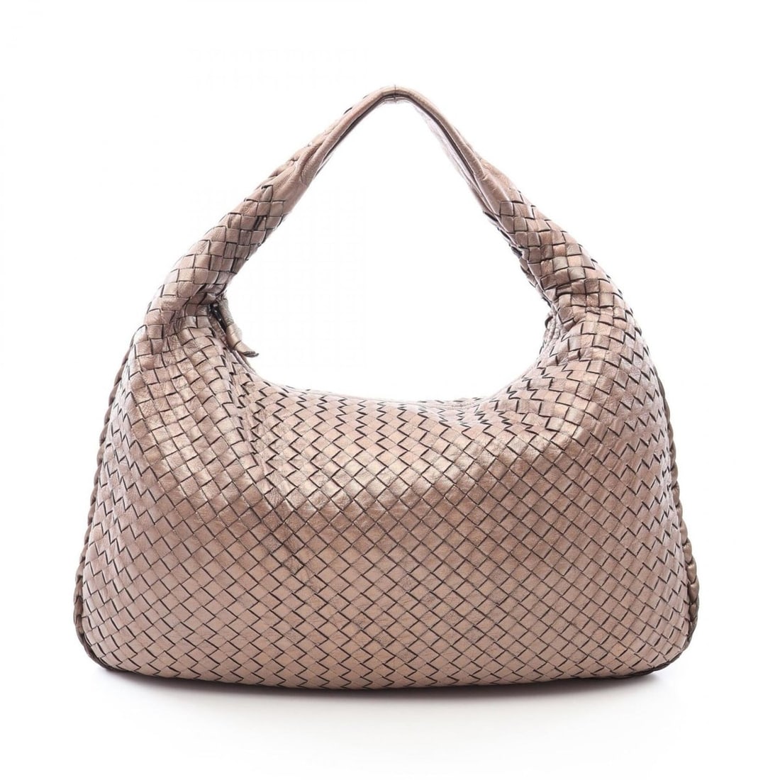 Bottega Veneta Intrecciato Metallic Shoulder Bag/Handbag, Leather, Women's, Brown: --- Catalog ---Category: SizeSize (HxWxD): 29cm x 45cm x 2.5cm / 11.41'' x 17.71'' x 0.98''Category: DesignType: Handbag, Shoulder bagColor: BrownGender: WomenMaterial: Intrecciato Category: