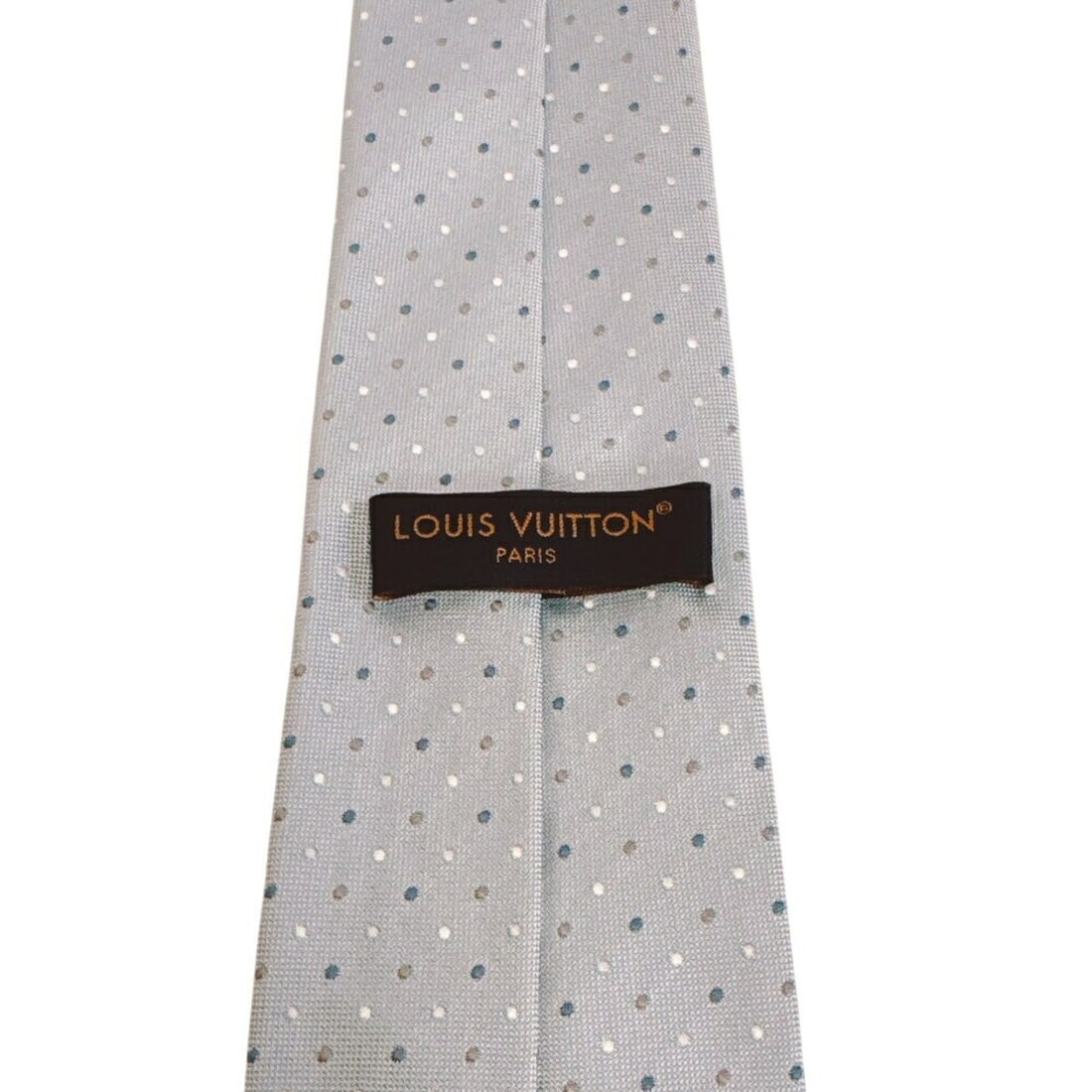 LOUIS VUITTON M76845 Monogram Gradient Dots 8CM Dot Pattern Tie, Blue - 11