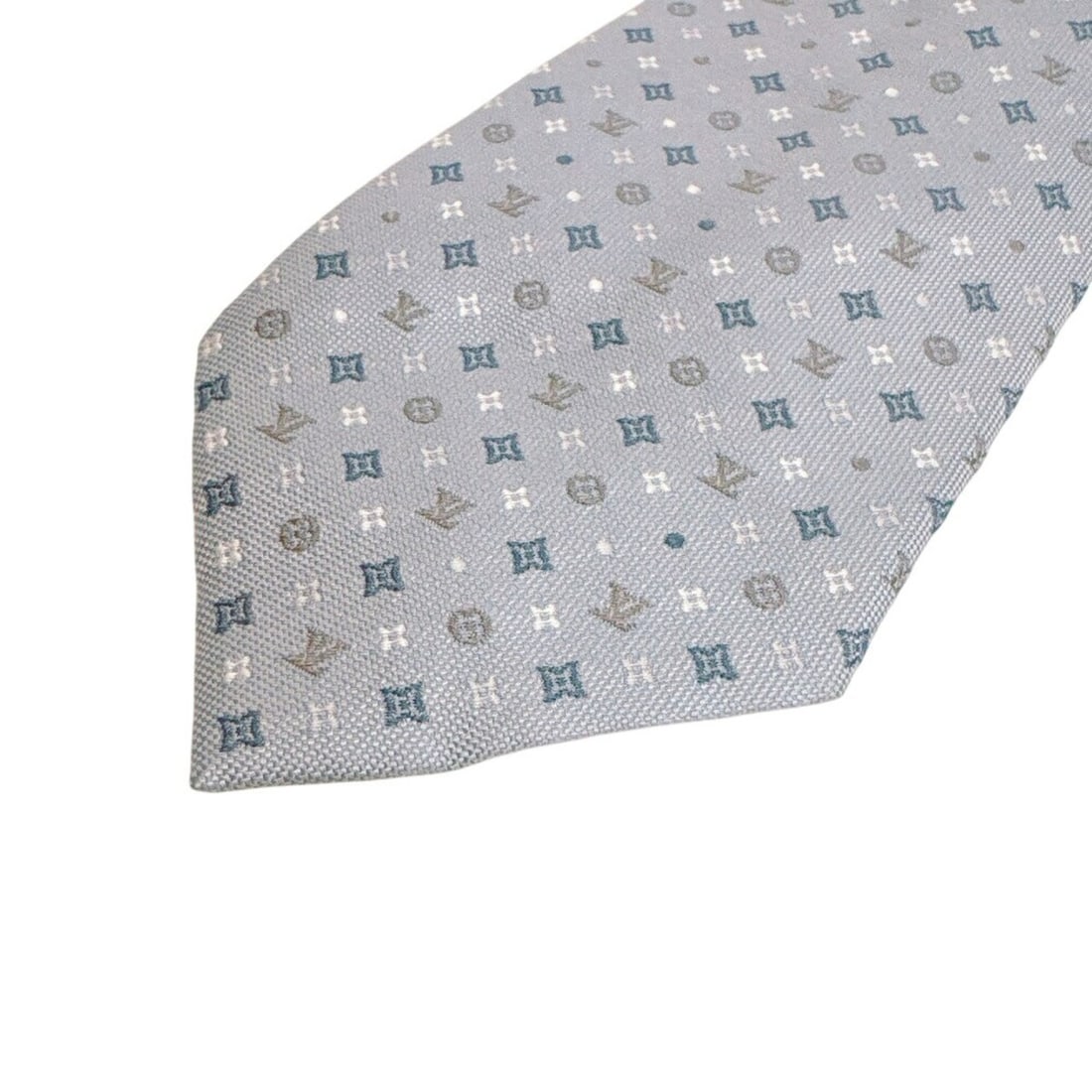 LOUIS VUITTON M76845 Monogram Gradient Dots 8CM Dot Pattern Tie, Blue - 2