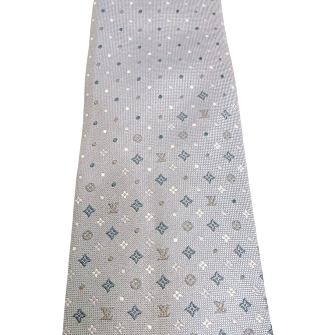 LOUIS VUITTON M76845 Monogram Gradient Dots 8CM Dot Pattern Tie, Blue - 5
