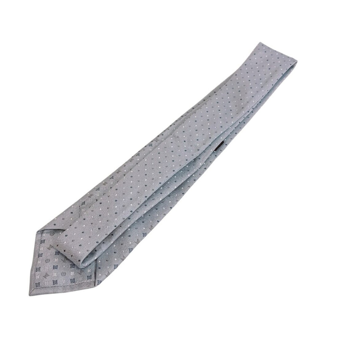 LOUIS VUITTON M76845 Monogram Gradient Dots 8CM Dot Pattern Tie, Blue - 6