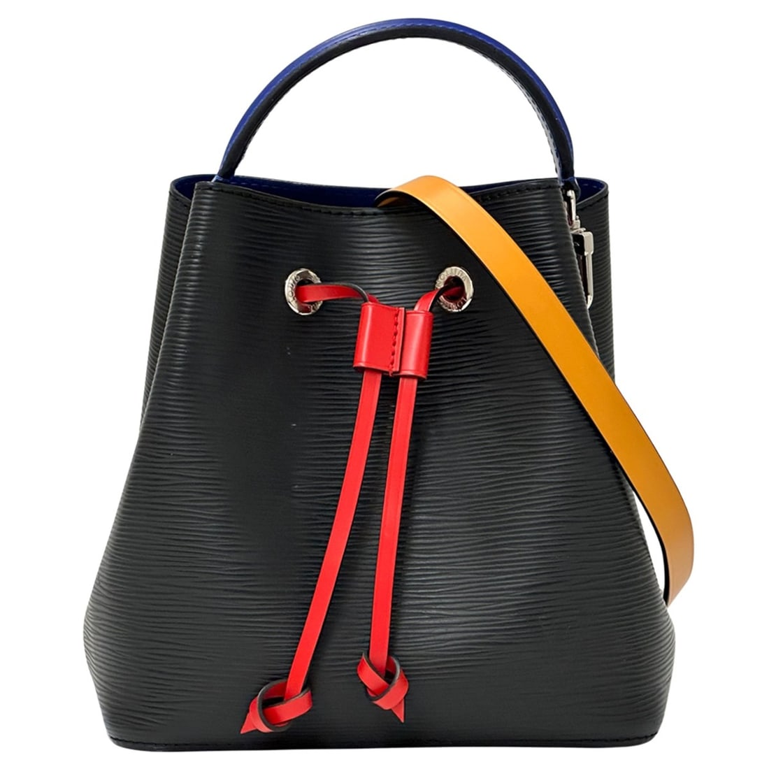 Louis Vuitton LOUIS VUITTON Epi Leather Handbag for Women, Brand Handbag/Shoulder Bag, 2-way, Neo: --- Catalog ---Category: SizeSize (HxWxD): 20cm x 20cm x 13cm / 7.87'' x 7.87'' x 5.11''Category: DesignType: Handbag, Shoulder bagColor: Black, Blue, Noir, Red color, YellowGender: WomenMaterial: Epi