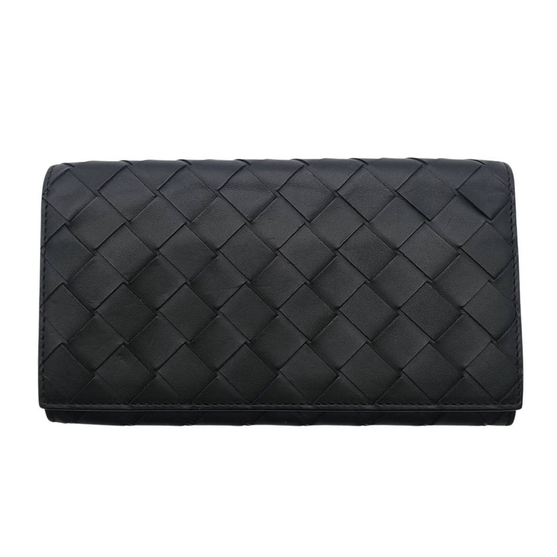 Bottega Veneta men's wallet, brand name, Intrecciato weave, long leather, black, green.: --- Catalog ---Category: SizeSize (HxWxD): 9.5cm x 18cm x 1.5cm / 3.74'' x 7.08'' x 0.59''Category: DesignColor: Black, GreenGender: MenMaterial: Leather Category: GeneralBrand: Bottega VenetaCountry 