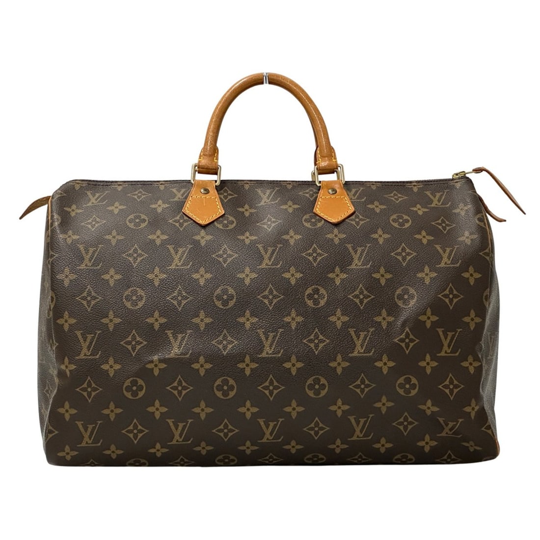 Louis Vuitton LOUIS VUITTON Handbag Monogram Brand Boston Bag Speedy 40 Brown Gold Hardware M41522 (1 of 16)