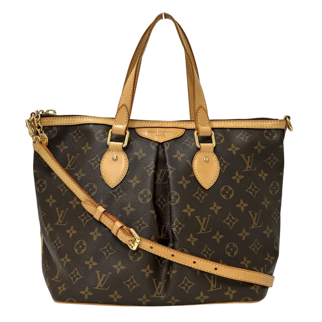 Louis Vuitton LOUIS VUITTON handbag, Monogram, women's, brand, handbag/shoulder bag, 2-way, Palermo: --- Catalog ---Category: SizeSize (HxWxD): 27cm x 29cm x 15.5cm / 10.62'' x 11.41'' x 6.1''Category: DesignType: Handbag, Shoulder bagColor: BrownGender: WomenMaterial: Monogram Category: GeneralMPN: 