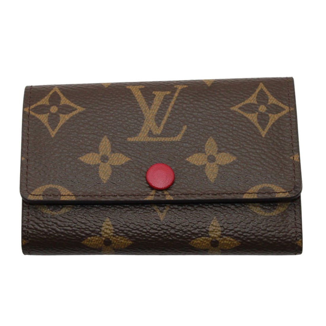 Louis Vuitton LOUIS VUITTON Key Case Monogram Women's Men's Brand Canvas Multicles 6 Fuchsia M60701: --- Catalog ---Category: SizeSize (HxWxD): 7cm x 10.5cm x 1.5cm / 2.75'' x 4.13'' x 0.59''Category: DesignColor: Fuchsia, MonogramGender: Men,WomenMaterial: Monogram Category: GeneralMPN: M60701Brand:
