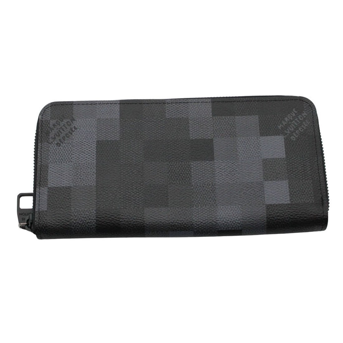 Louis Vuitton LOUIS VUITTON Wallet Horizontal Men's Brand Long Zippy Black M28742 Damouflage: --- Catalog ---Category: SizeSize (HxWxD): 10.5cm x 19.5cm x 2.5cm / 4.13'' x 7.67'' x 0.98''Category: DesignColor: Black, GalleGender: MenCategory: GeneralMPN: M28742Brand: Louis VuittonCountry of Or
