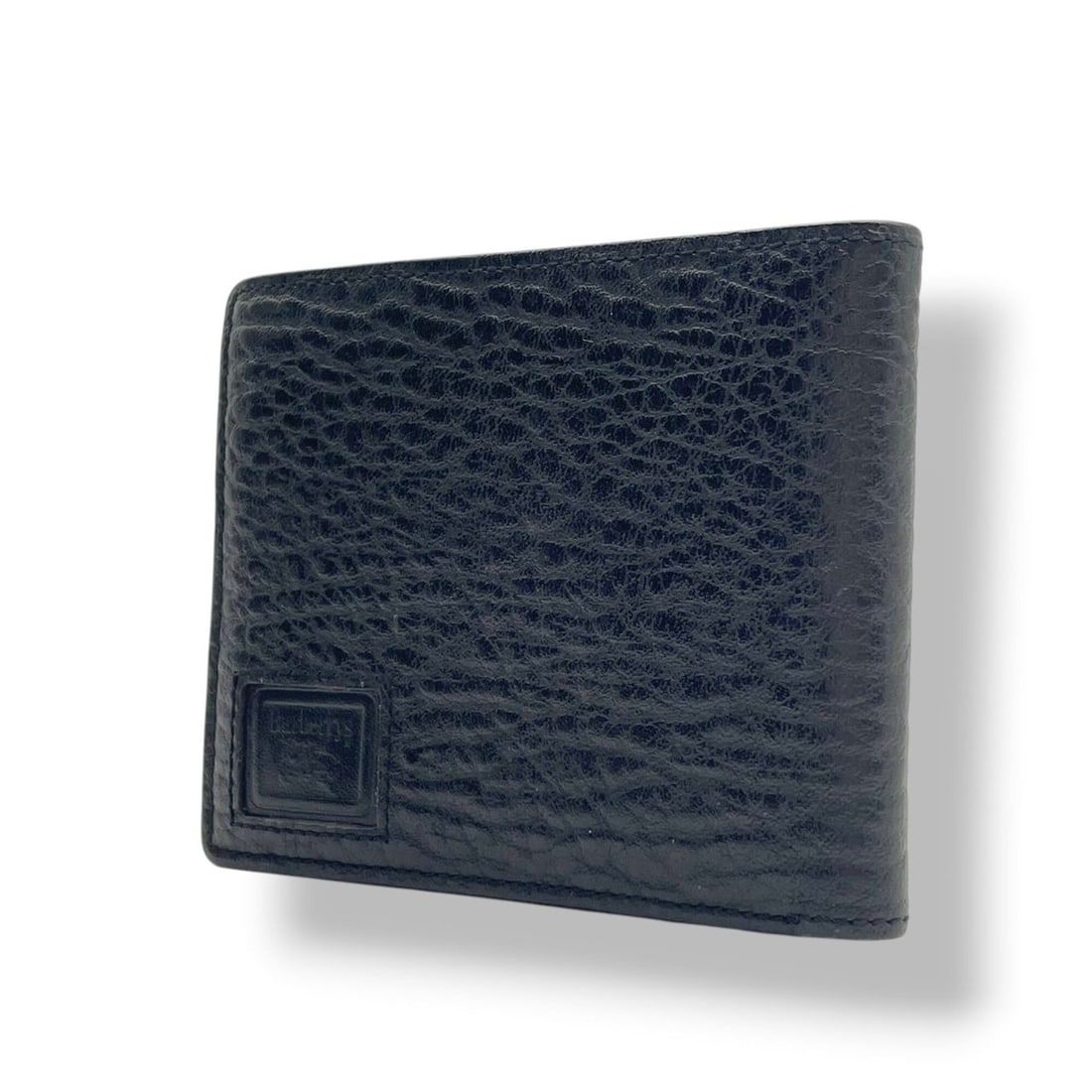 BURBERRY Horse Mark Embossed Leather Bi-fold Wallet Compact Mini Black Men's Women's M3: --- Catalog ---Category: SizeSize (HxWxD): 9cm x 11cm x 1.5cm / 3.54'' x 4.33'' x 0.59''Category: DesignType: Wallet (bi-fold)Color: BlackGender: Men,WomenMaterial: Leather Category: GeneralBrand: Bur