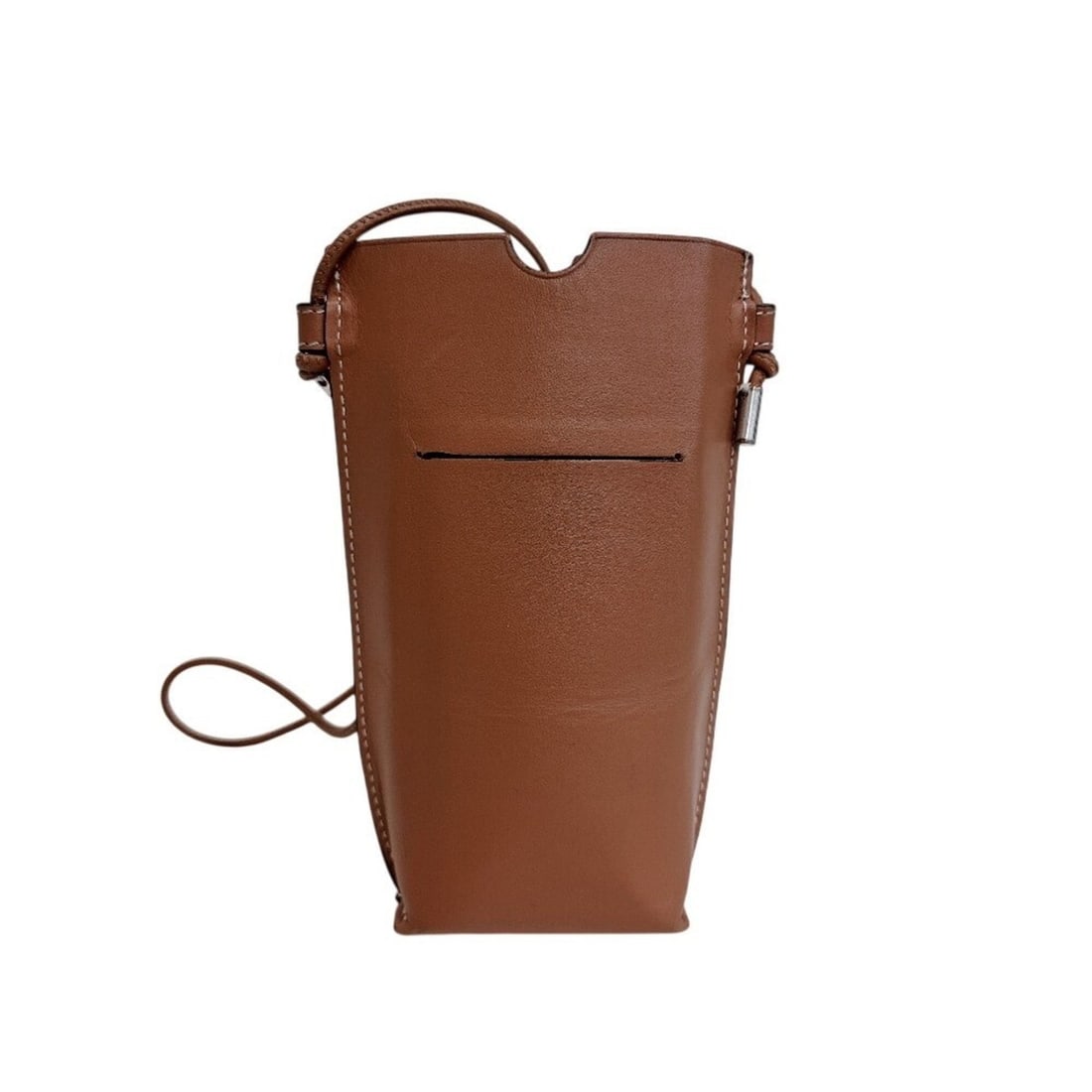 LOEWE Leather Pouch, Brown - 2