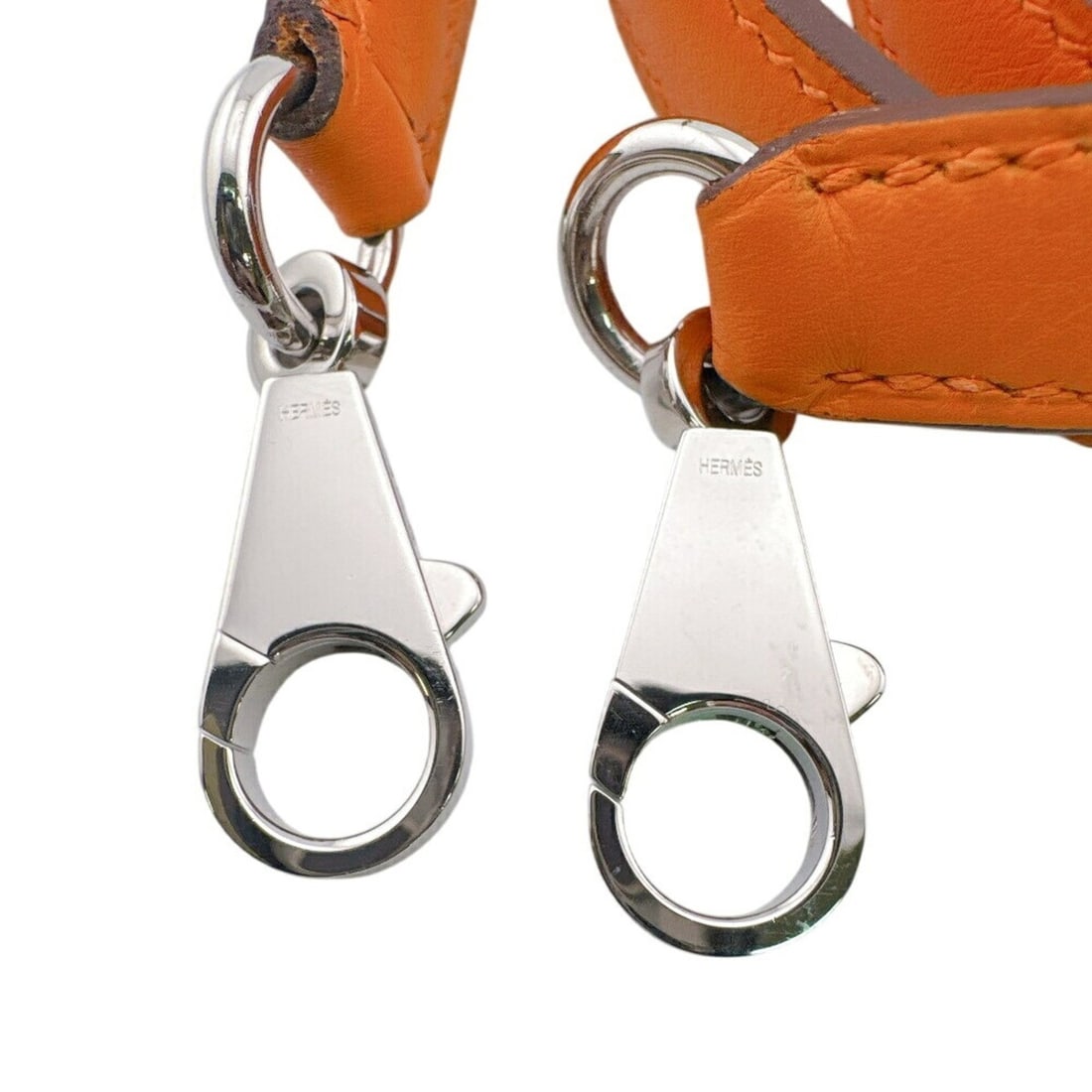 HERMES Hermes Shoulder Strap Orange - 4