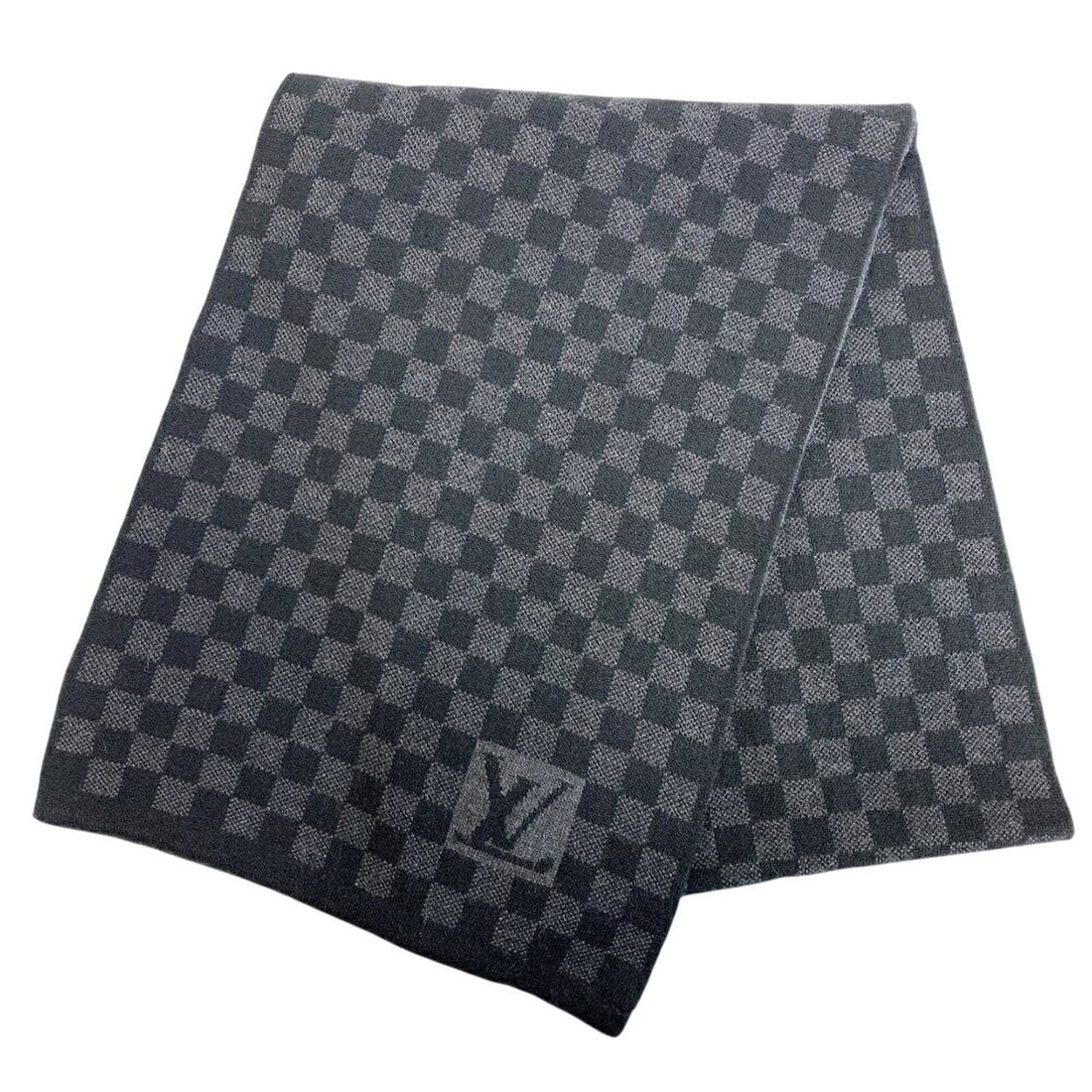 LOUIS VUITTON M74200 Echarpe Petit Damier Scarf, Black: --- Catalog ---Category: SizeSize (LxW): 1.7m x 30cm / 66.92'' x 11.81''Category: DesignType: StoleColor: BlackGender: MenMaterial: Wool Category: GeneralBrand: Louis Vuitton--- Item List ---Section: