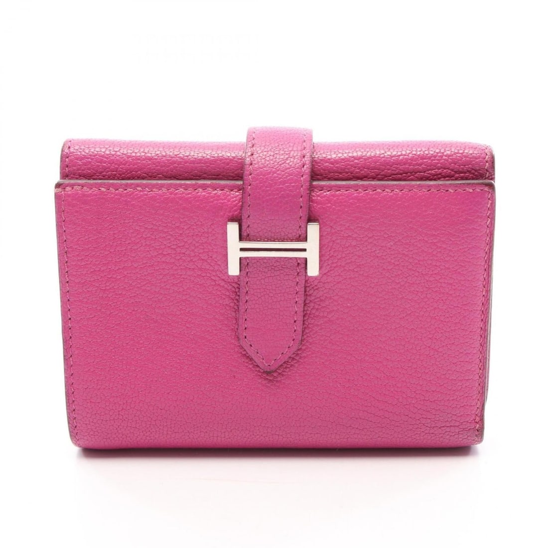 Hermes Bearn Combination Magnolia Tri-fold Wallet, Chevre Leather, Women's, Pink: --- Catalog ---Category: SizeSize (HxWxD): 8cm x 11cm x 2cm / 3.14'' x 4.33'' x 0.78''Category: DesignType: Wallet (tri-fold)Color: PinkGender: WomenMaterial: Chevre leather Category: GeneralBrand: He