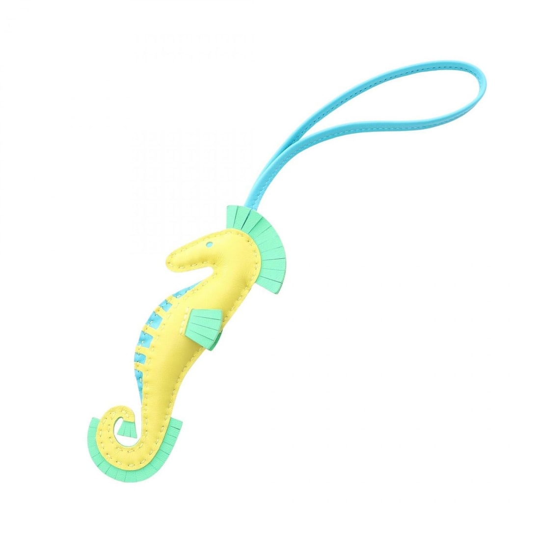 Hermes HERMES IPO Seahorse Lime Vert Comic Blue As Charm Accessory Agneau Milo Women's Yellow Green: --- Catalog ---Category: DesignType: Handbag charmColor: Blue, Green, Lime, YellowGender: WomenMaterial: Agneau MiloCategory: GeneralBrand: Hermes--- Item List ---Section: ConditionRanking: Rank A Use