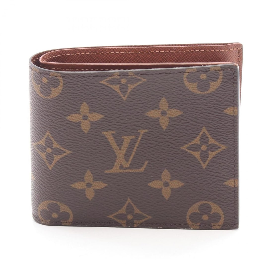 Louis Vuitton Portefeuille Marco NM Monogram Bi-fold Wallet, Coated Canvas, Monogram, Men's, Brown, (1 of 9)
