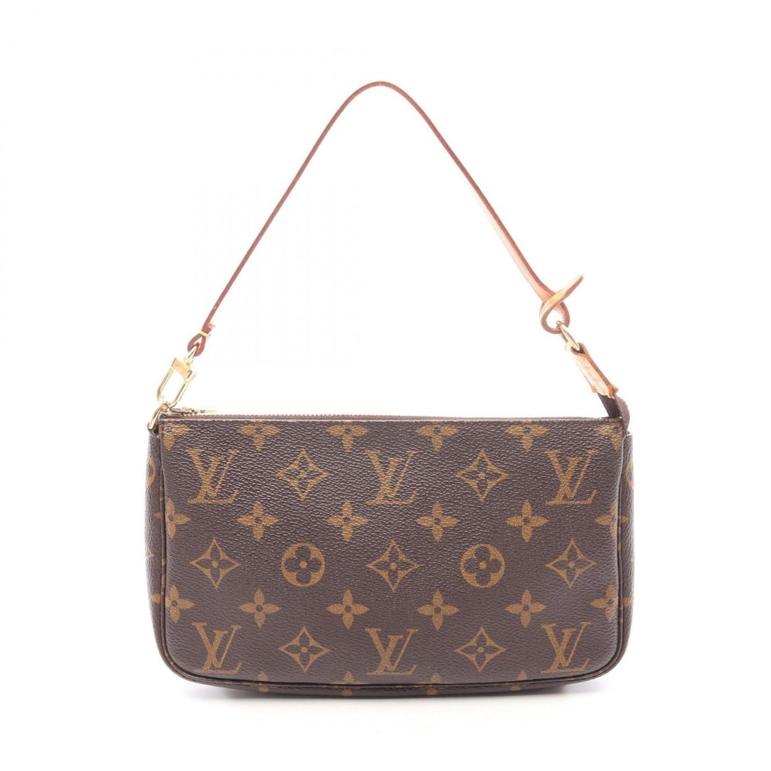 Louis Vuitton Pochette Accessoires Monogram Handbag, Coated Canvas Leather, Women's, Brown, M51980: --- Catalog ---Category: SizeSize (HxWxD): 13cm x 21cm x 3cm / 5.11'' x 8.26'' x 1.18''Category: DesignType: HandbagColor: Brown, MonogramGender: WomenMaterial: Monogram Category: GeneralMPN: M51980Br