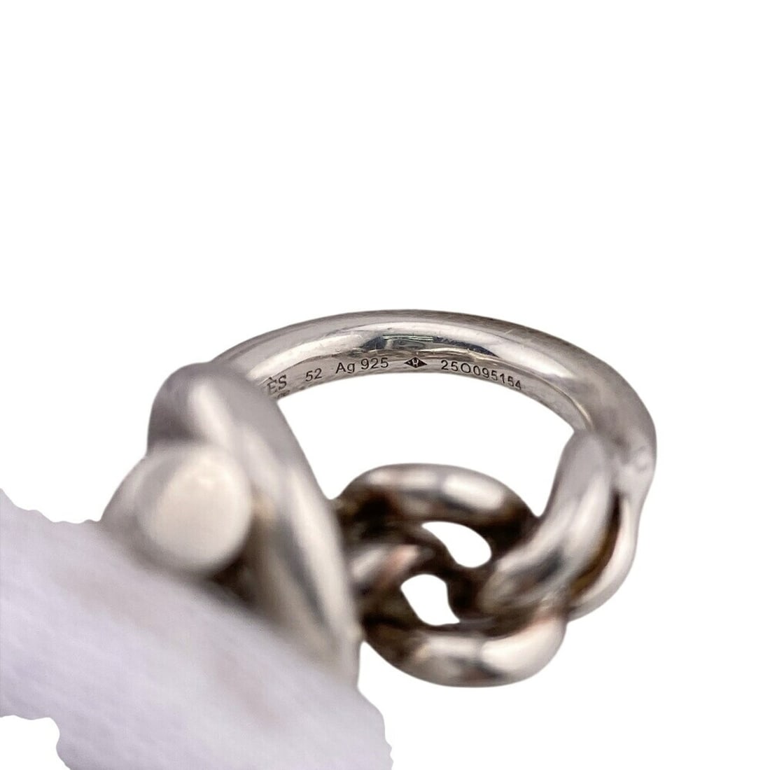 HERMES Croisette GM Ring (Silver) - 10