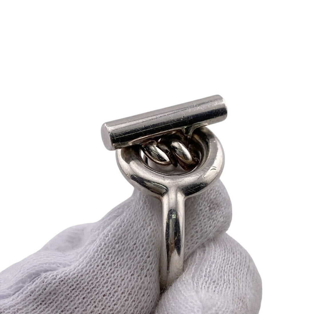 HERMES Croisette GM Ring (Silver) - 7