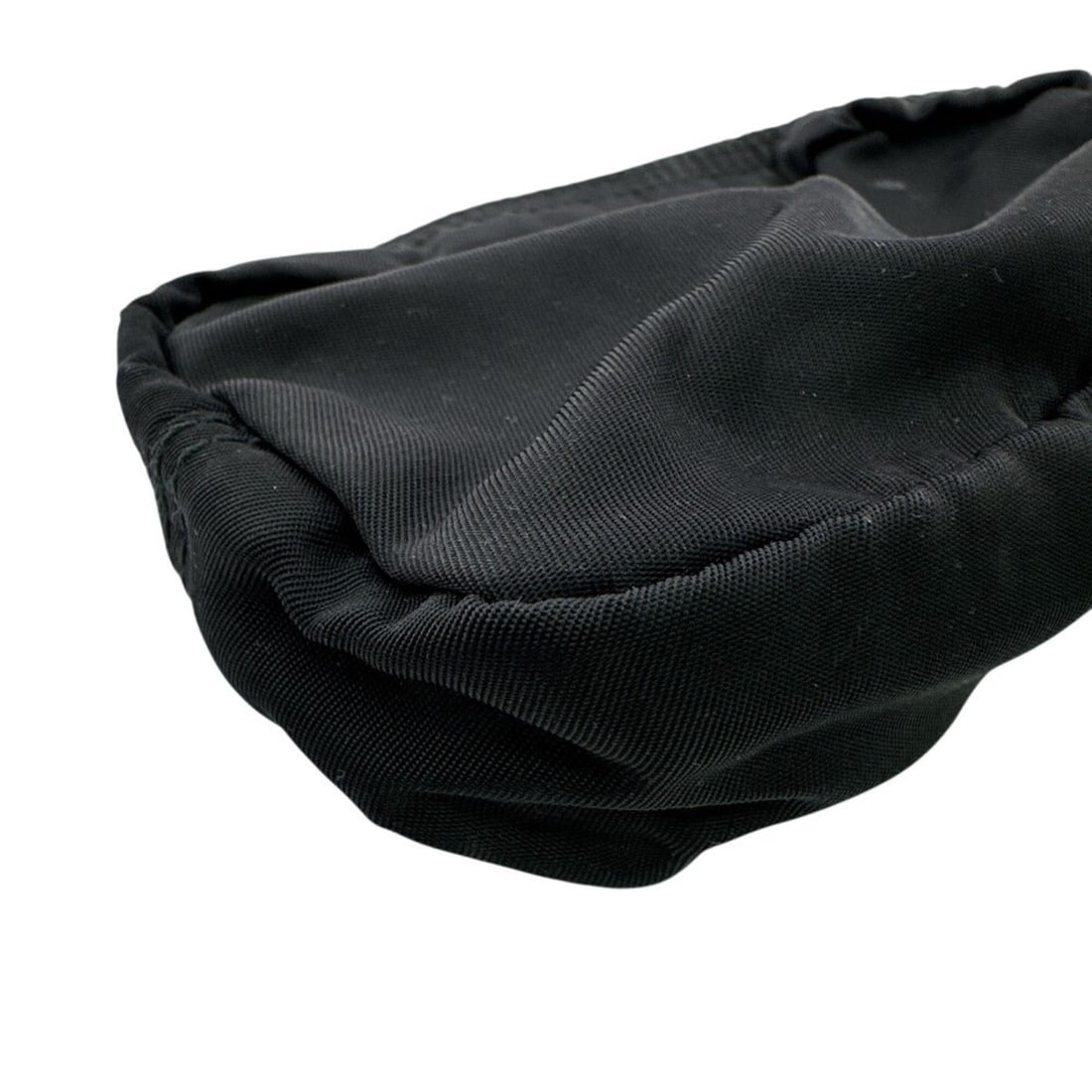 PRADA Triangle Nylon Pouch, Black - 5
