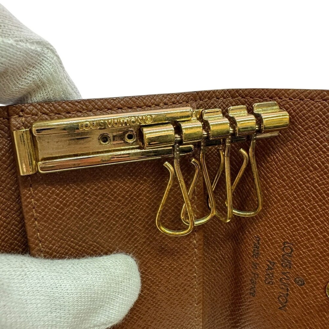 LOUIS VUITTON M69517 Multicles 4 Monogram Key Case Brown - 6