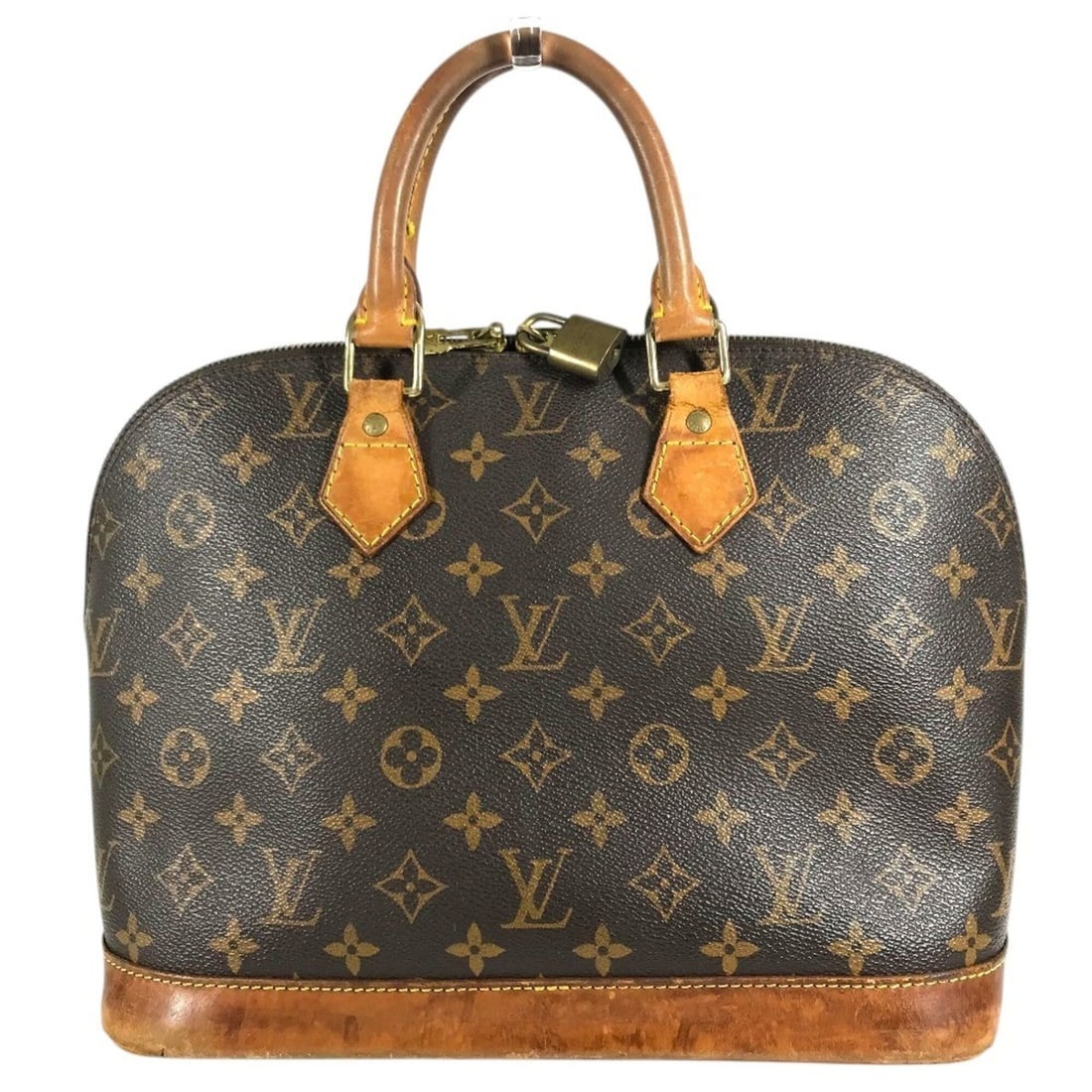 LOUIS VUITTON M51130 Monogram Alma (Old Model) Tote Bag/Handbag, Canvas, Men's/Women's, Brown: --- Catalog ---Category: SizeSize (HxWxD): 23cm x 30cm x 16cm / 9.05'' x 11.81'' x 6.29''Handle Length: 24cm / 9.44''Category: DesignType: Handbag, Tote bagColor: BrownGender: