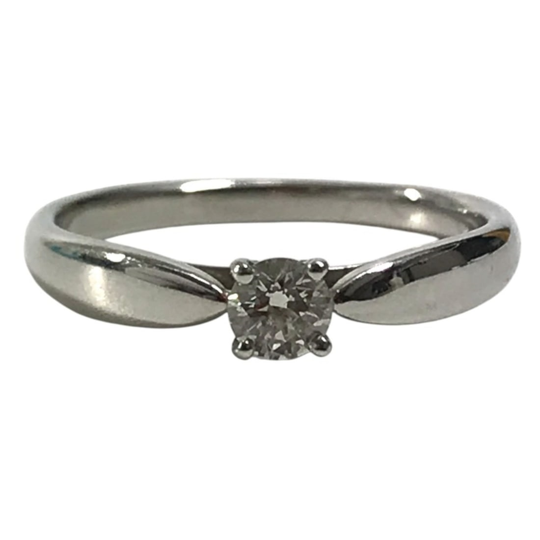 TIFFANY&Co. Tiffany & Co. D0.20ct 1PD Diamond Platinum Ring (Pt950) - Women's Silver: --- Catalog ---Category: SizeJP Size: 10.5US Size: 5.5Category: DesignType: Band ringColor: SilverStone: DiamondGender: WomenMaterial: Platinum 950Weight (ct.): 0.20Category: GeneralBrand: Tiffany---