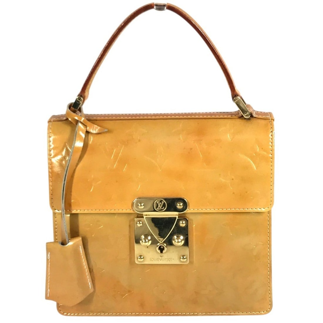 LOUIS VUITTON M91029 Monogram Vernis Spring Street Handbag, Canvas, Women's, Gris Silver: --- Catalog ---Category: SizeSize (HxWxD): 17cm x 19cm x 8cm / 6.69'' x 7.48'' x 3.14''Handle Length: 24cm / 9.44''Category: DesignType: HandbagColor: GrisStyle: CasualGender: WomenClosure: Push lockM