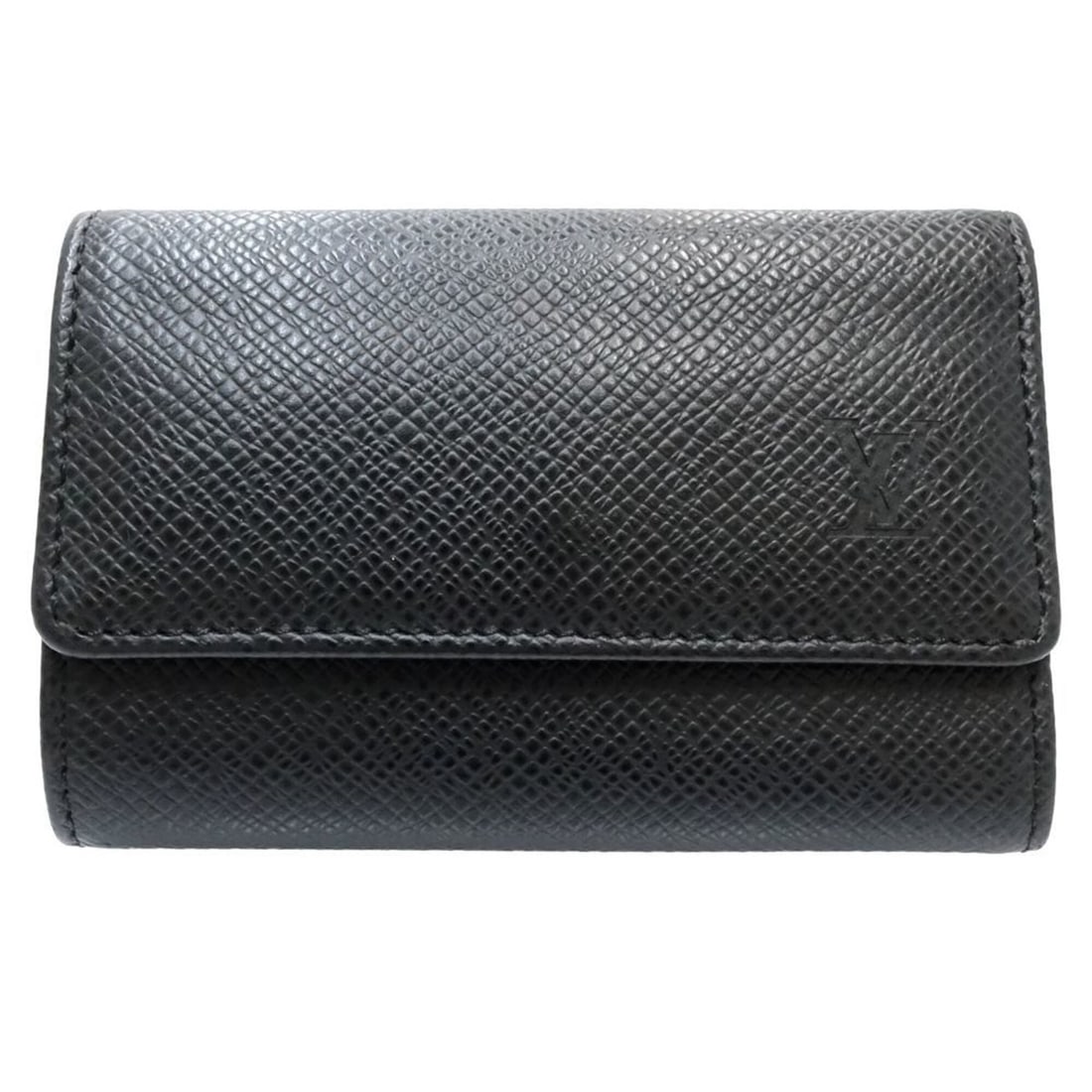 LOUIS VUITTON Taiga Key Case M30500 Multicles 6 Noir Women's 182277: --- Catalog ---Category: DesignType: KeycaseColor: NoirGender: WomenMaterial: Taiga leather Category: GeneralLine: TaigaBrand: Louis VuittonCategory: Physical PropertiesSize (HxWxD): 7cm x 10.5cm x 1.