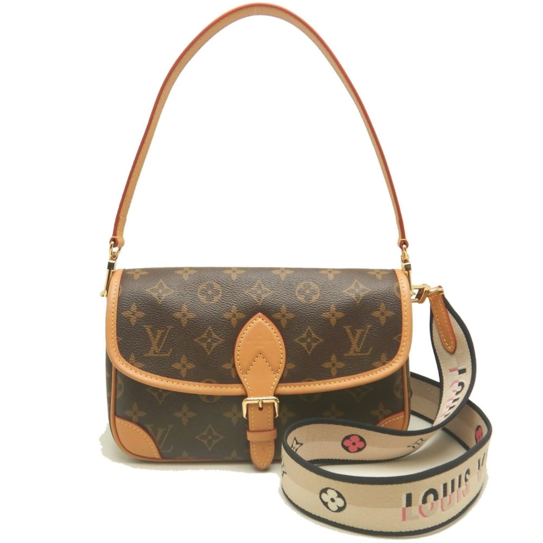LOUIS VUITTON Monogram Diane M45985 Shoulder Bag Brown Women's 254225: --- Catalog ---Category: SizeSize (HxWxD): 15cm x 24cm x 9cm / 5.9'' x 9.44'' x 3.54''Category: DesignType: Shoulder bagColor: BrownGender: WomenMaterial: Monogram , Canvas Hardware Color: