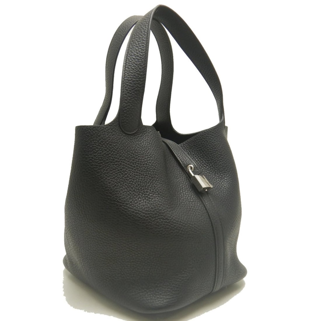 HERMES Picotin Lock MM H060991CK89 Handbag, Taurillon Clemence Leather, Noir (Black), Women's,: --- Catalog ---Category: SizeSize (HxWxD): 22cm x 22cm x 17cm / 8.66'' x 8.66'' x 6.69''Category: DesignType: HandbagColor: NoirGender: WomenMaterial: Taurillon clemence leather Hardware Color: