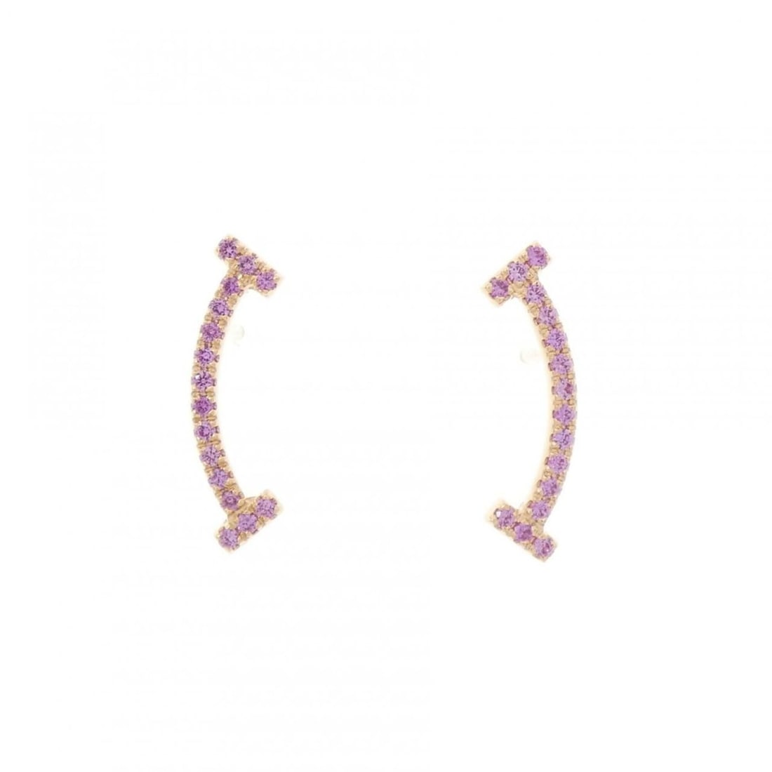Tiffany T Smile Earrings: --- Catalog ---Category: SizeSize (HxWxD): 4.40mm x 15.30mm / 0.17'' x 0.60''Category: DesignType: Stud earringsGender: WomenMaterial: Pink gold (18K)Category: GeneralMPN: 73515130Brand: Tiffany---